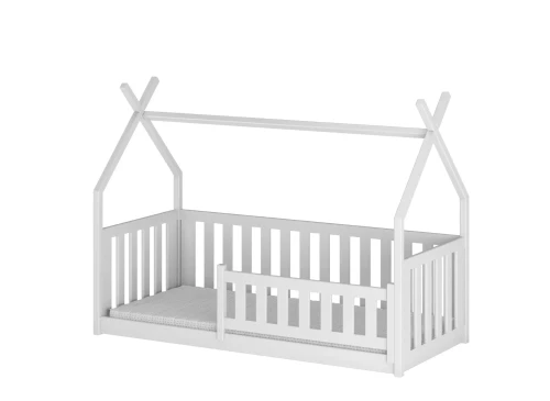 BOGUŚ 80x190 white children's tipi cot bed Lano Furniture