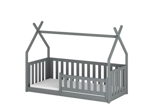 BOGUŚ 90x190 grey children's tipi cot bed Lano Furniture