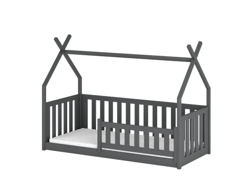 BOGUŚ 80x160 graphite children's tipi cot bed Lano Furniture