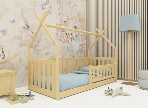 BOGUŚ 80x190 pine children's tipi cot bed Lano Furniture
