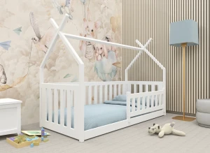 BOGUŚ 80x200 pink children's tipi cot bed Lano Furniture