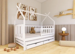 TYTUS 90x200 pink tipi bunk bed Lano Furniture
