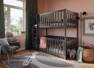 KONRAD 80x180 grey bunk bed Lano Furniture