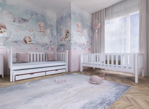AGATA 80x180 pink bunk bed Lano Furniture