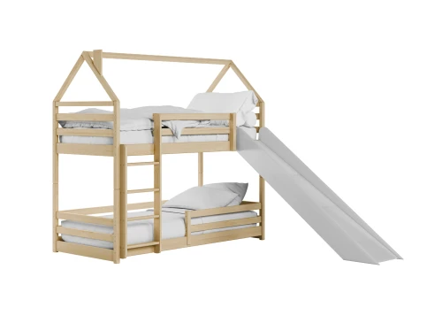 PLAY 90x200 pine bunk bed with a slide Lano Furniture