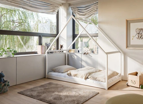 MORIS 90x200 grey children's house bed Lano Furniture