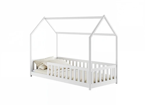 NOAH 90x200 grey Montessori floor house bed for children Lano Furniture