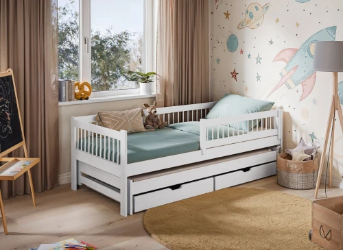 SOFTI 70x160 white children's bed Lano Furniture