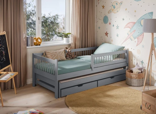 SOFTI 70x160 grey children's bed Lano Furniture