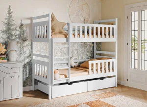 MONIKA 80x190 white bunk bed Lano Furniture