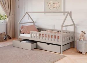 DOMI 80x180 cashmere single children's bed Lano Furniture