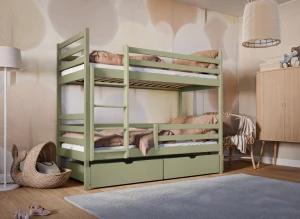 NEMO 80x170 olive green bunk bed Lano Furniture