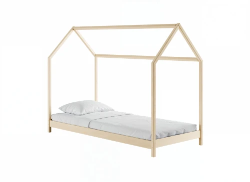 LUCKY 80x180 pine children's house bed Lano Furniture