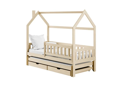 MONKEY 90x190 pine children's house bed Lano Furniture