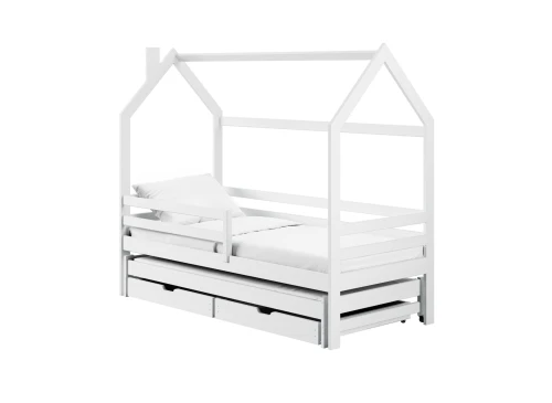 DANEK 90x190 white children's house bed Lano Furniture