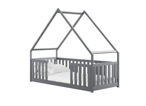 BEE 80x190 grey children's house bed Lano Furniture