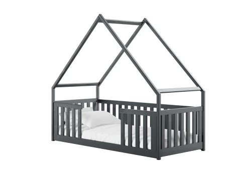 BEE 90x190 graphite children's house bed Lano Furniture