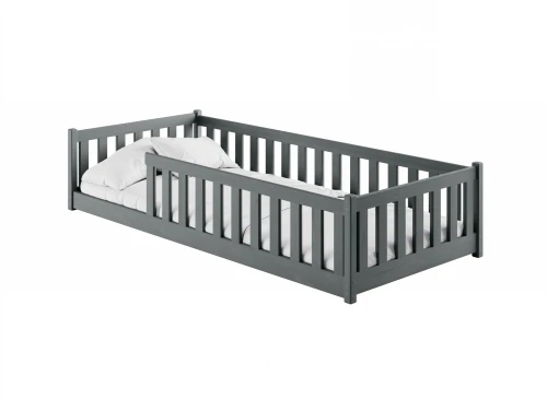 BELLA 80x180 graphite children's bed cot Lano Furniture