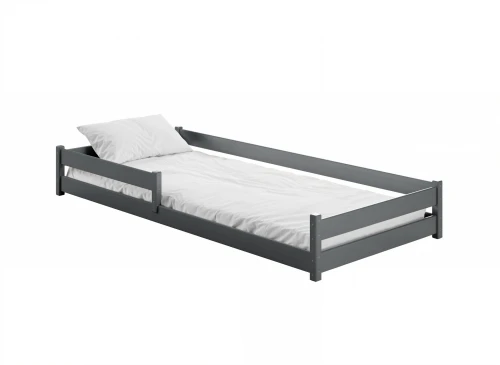 ALIS 80x160 graphite Montessori floor bed for children Lano Furniture