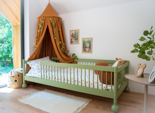 STAR 90x200 white children's single Montessori bed Lano Furniture