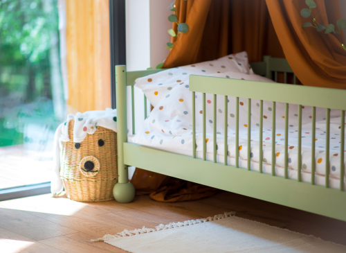 STAR 90x200 white children's single Montessori bed Lano Furniture