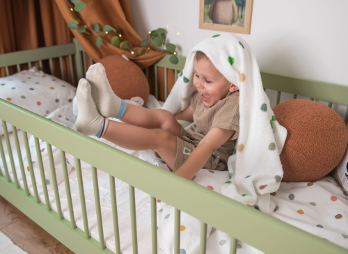 STAR 90x200 white children's single Montessori bed Lano Furniture