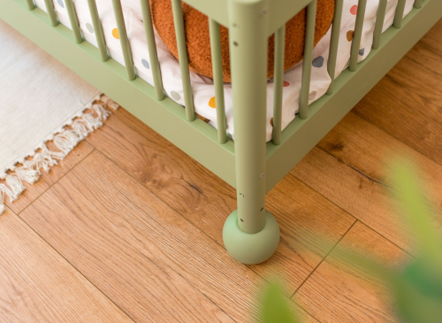 STAR 80x180 olive green children's single Montessori bed Lano Furniture