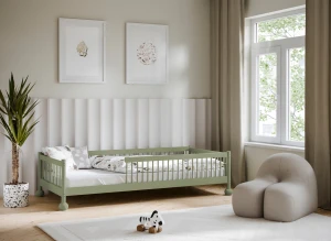 STAR 90x200 white children's single Montessori bed Lano Furniture