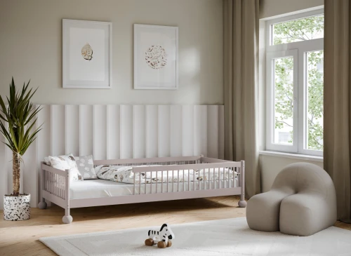 STAR 90x200 cashmere children's single Montessori bed Lano Furniture