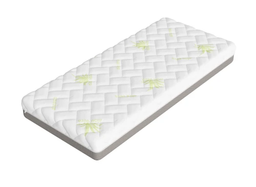 FITTED 80x150 mediu tare saltea din aloe vera cu spumă visco 13 cm Lano Mobilă