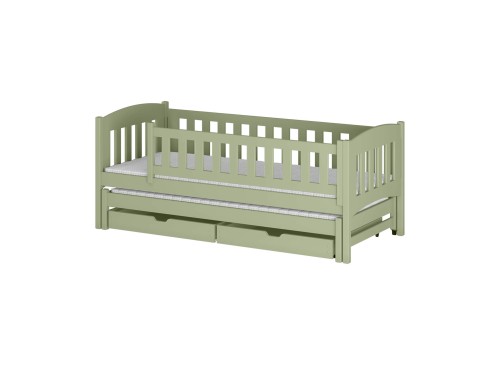 AMELKA 80x200 olive green double pull-out bed Lano Furniture