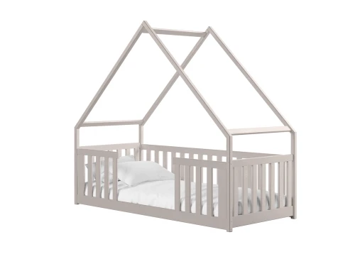 BEE 90x200 cashmere Montessori floor children's house bed Lano Furniture