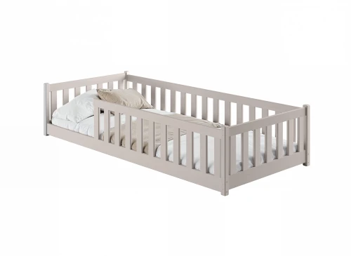 BELLA 90x200 cashmere Montessori floor children's bed Lano Furniture