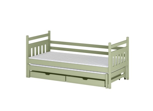 DANIEL 90x200 olive green double pull-out bed Lano Furniture