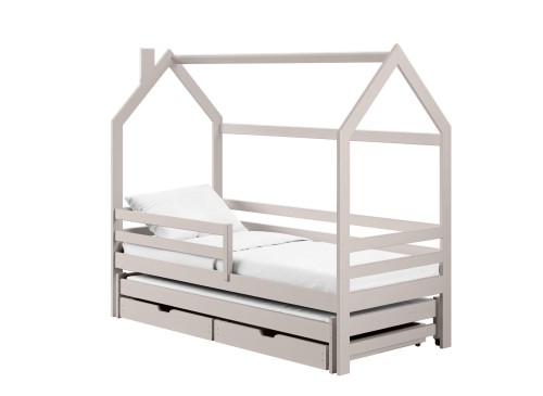 DANEK 80x180 cashmere children's house bed Lano Furniture