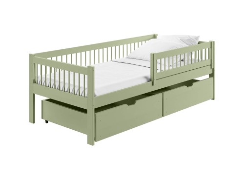 EDI 80x160 olive green single children's bed Lano Furniture