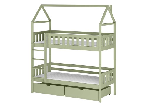 GAJA 90x180 olive green bunk bed Lano Furniture