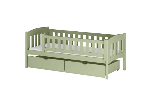GUCIO 90x180 olive green single children's bed Lano Furniture