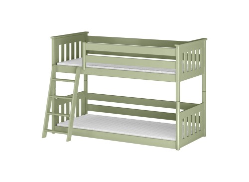 KEVIN 90x190 olive green bunk bed Lano Furniture