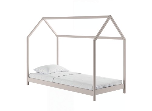 LUCKY 90x200 cashmere single children's house bed Lano Furniture