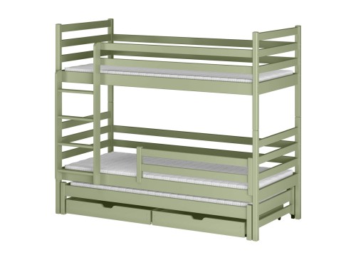 LUK 80x170 olive green bunk bed Lano Furniture