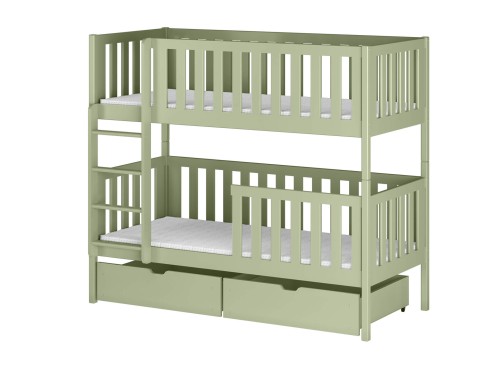 MICHALINA 90x180 olive green bunk bed Lano Furniture