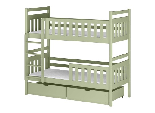 MONIKA 90x180 olive green bunk bed Lano Furniture