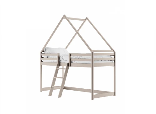 MOON 80x180 cashmere single children's house high sleeper bed Lano Furniture