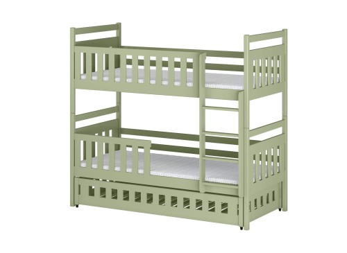 OLIWIA 90x180 olive green bunk bed Lano Furniture