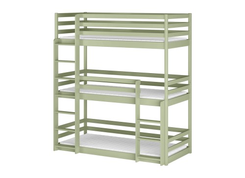 TED 90x190 olive green bunk bed Lano Furniture