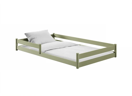 ZOFIA 120x200 olive green Montessori floor children's bed Lano Furniture