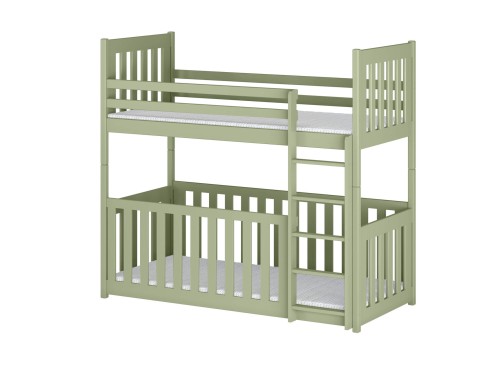 CRIS 80x190 olive green bunk bed Lano Furniture