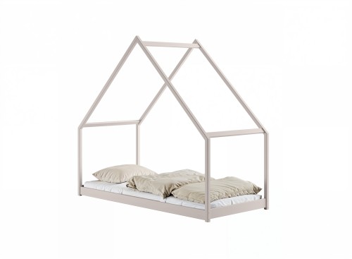 MORIS 80x180 cashmere single children's house bed Lano Furniture