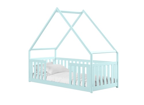 BEE 80x180 blue children's house bed Lano Furniture